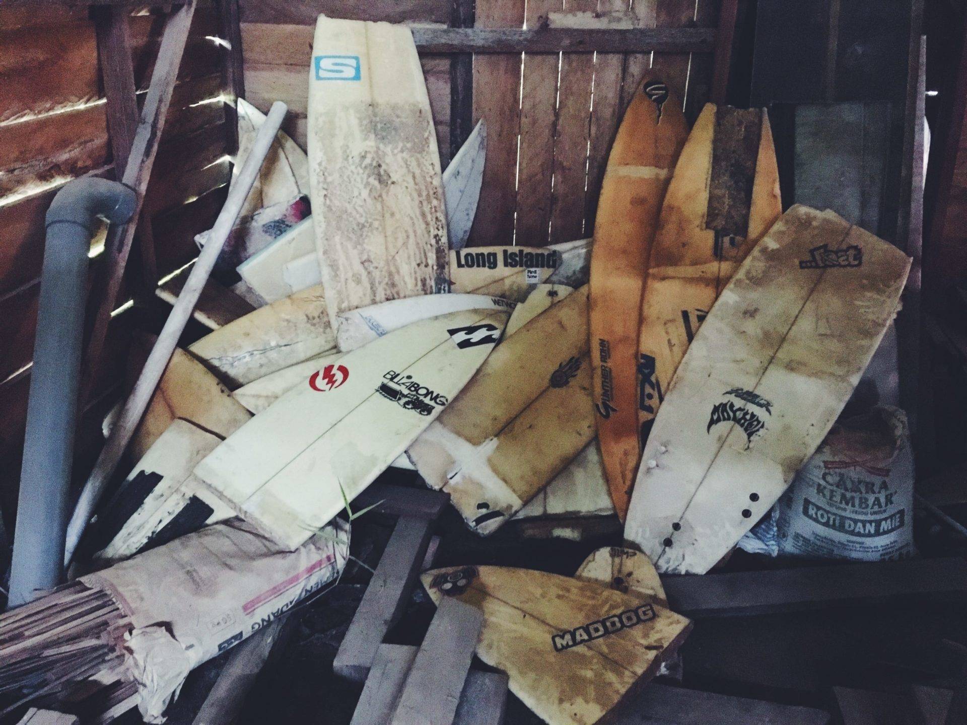 Broken boards » Indo Surf Crew