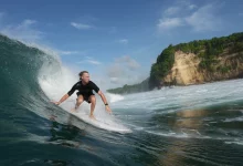 Gavin in a Barrel Sumatra Indonesia at Intermediate Surf Coaching Retreat
