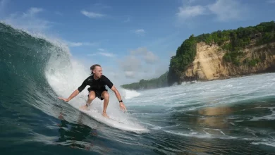 Gavin in a Barrel Sumatra Indonesia at Intermediate Surf Coaching Retreat